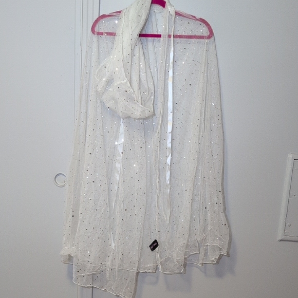 Dolls Kill Other - 💥3/65$💥 White Sheer Sparkle Cape
